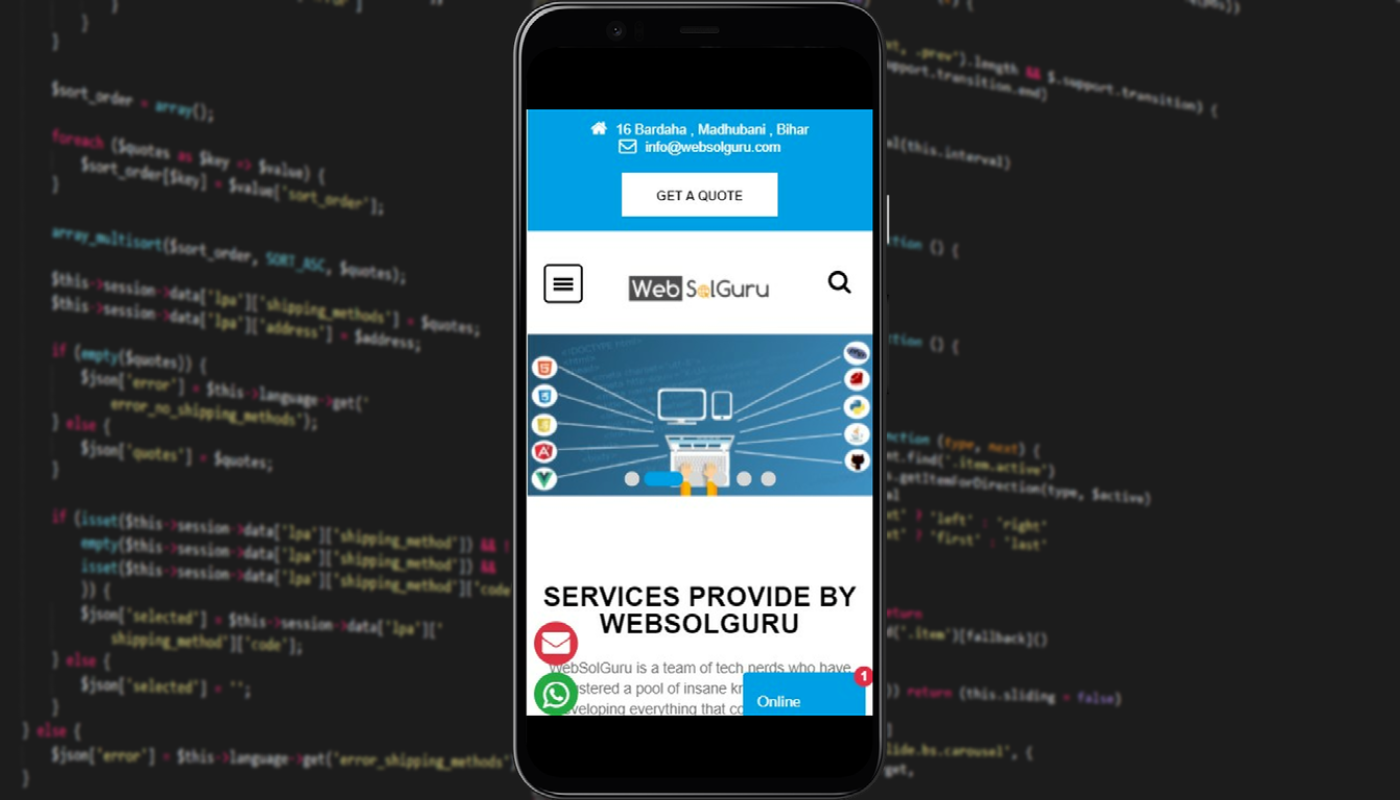 Mobile Website Designing Mobile Website Designing